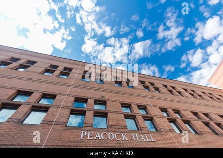 Peacock Halle an der Appalachian State University am 18. September 2014 in Boone, North Carolina. Stockfoto