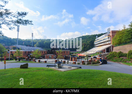 Kidd Brewer Stadium am 18. September 2014 an der Appalachian State University in Boone, North Carolina. Stockfoto