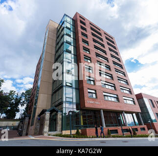 Gipfel Halle an der Appalachian State University in Boone, North Carolina. Stockfoto