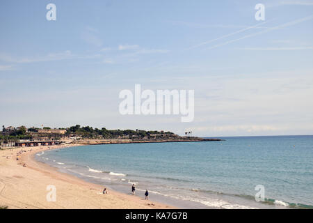 Katalonien, Spanien Sep 2017. Platja del Miracle, Tarragona Costa Dorada Stockfoto