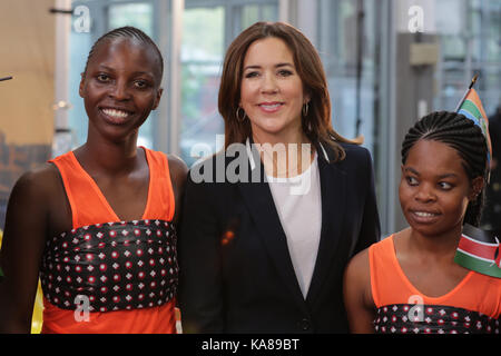 New York, NY, USA. 19 Sep, 2017. Brooklyn, New York, USA, 19. September 2017 - Mary, Kronprinzessin von Dänemark während des SDGs globale Ziele Wm heute in Brooklyn Expo Center in New York. Foto: Luiz Rampelotto/EuropaNewswire Credit: Luiz Rampelotto/ZUMA Draht/Alamy leben Nachrichten Stockfoto