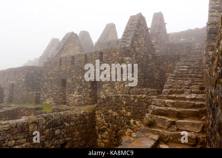 Machu Picchu, "Die verlorene Stadt der Inkas", Peru. Stockfoto