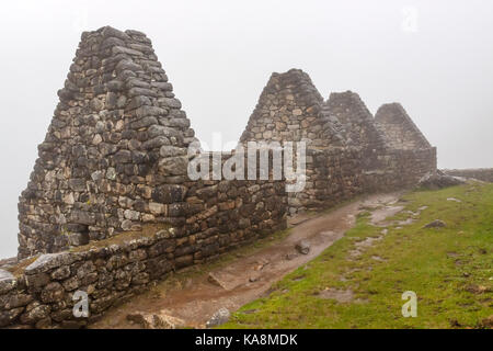 Machu Picchu, "Die verlorene Stadt der Inkas", Peru. Stockfoto