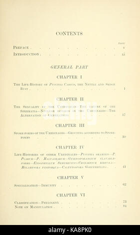 Die britische Rostpilze (uredinales) BHL 2990731 Stockfoto