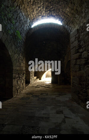 Huasca de Ocampo, Hidalgo, Mexiko - 2016: Santa María Regla Hacienda, eine ehemalige Bergbauhacienda, die heute in ein Hotel umgewandelt wurde. Stockfoto