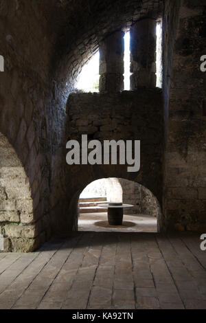 Huasca de Ocampo, Hidalgo, Mexiko - 2016: Santa María Regla Hacienda, eine ehemalige Bergbauhacienda, die heute in ein Hotel umgewandelt wurde. Stockfoto