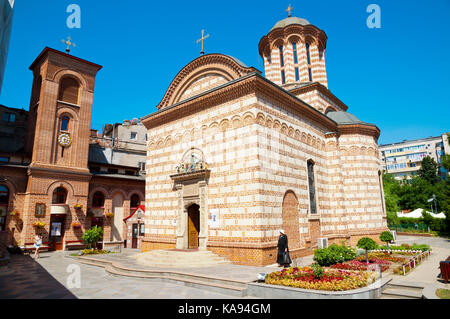 Biserica Sfantul Anton, Curtea Veche Kirche, Alte fürstlichen Hof, Bukarest, Rumänien Stockfoto