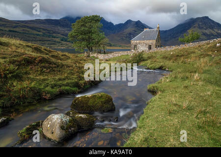 Loch Slapin, Black Cuillin, Isle of Skye, Schottland, Vereinigtes Königreich Stockfoto