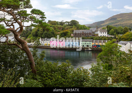 Portree auf der Insel Skye, Schottland, Vereinigtes Königreich Stockfoto