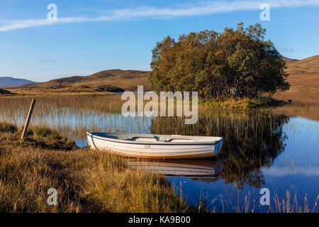 Loch Awe, Assynt, Sutherland, Schottland, Vereinigtes Königreich Stockfoto