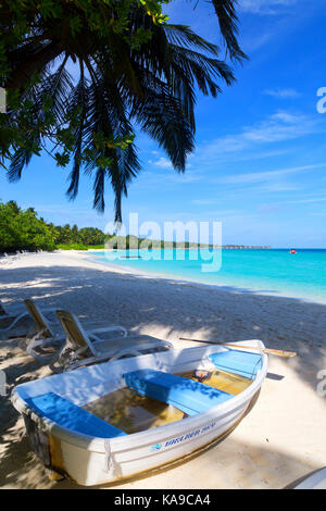 Malediven Beach - Rasdhoo Atoll, Malediven, Asien Stockfoto