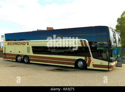 Richmond's Coaches, Trainer, Ausflüge, Ausflug, Ausflüge, Ausflug, Urlaub, Ferien, Reisen unternehmen, companires, Transport, England, Großbritannien Stockfoto