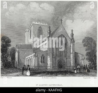 St. Asaph Cathedral, West End Stockfoto