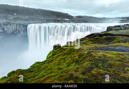 Mächtigsten Wasserfall Dettifoss Stockfoto