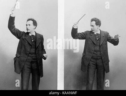 Strauss Durchführung Stockfoto