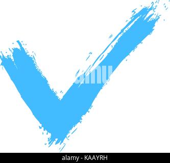 Es in allen ihren Designs verwenden. Schnelle und einfache recolorable Form. Markieren Sie das Symbol aus Tinte Anschläge prüfen. Vector Illustration ein grafisches Element. Stock Vektor