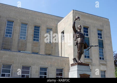 Der Erste Weltkrieg Memorial In Goderich Ontario Kanada im Jahr 1924 gebaut, um die gefallenen Soldaten von Goderich zu Ehren Stockfoto