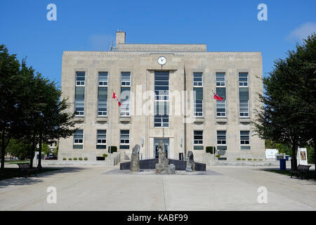 Huron County Courthouse Goderich, Ontario, Kanada gewählt, um die schönste Stadt in Kanada und die größte Salzbergwerk der Welt Stockfoto