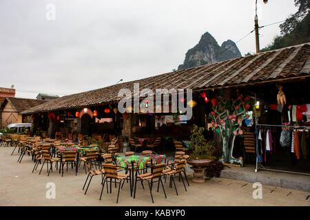 HA GIANG, Vietnam, 01 Januar, 2017 Dong Van Stadt, Provinz Ha Giang Stockfoto