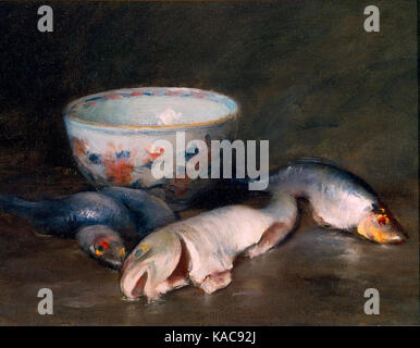 Stilleben mit Fisch von William Merritt Chase, C. 1910, Museum für Kunst Stockfoto