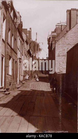 Rue Petit Champlain, Livernois Stockfoto