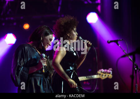 Webt mit Tanya Tagaq - 2017 Polaris Music Prize, Toronto Stockfoto