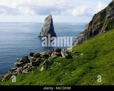 Stac Lee aus Boreray, St Kilda, Schottland Stockfoto