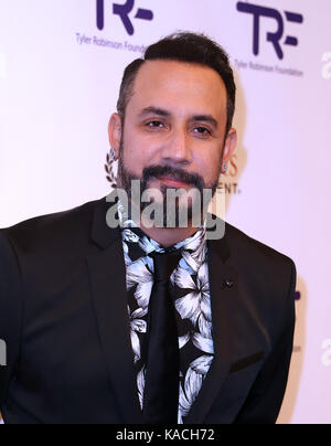 Roter Teppich für die Tyler Robinson Stiftung der 4. jährlichen Gläubigen Gala Freitag, 25. August im Caesars Palace bietet: AJ McLean Wo: Las Vegas, Nevada, United States Wann: 26 Aug 2017 Quelle: Judy Eddy/WENN.com Stockfoto