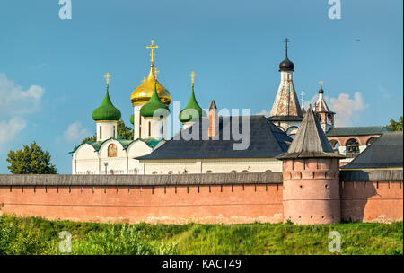 Der Erretter Kloster St. Euthymius in Susdal, ein UNESCO Welterbe in Russland Stockfoto