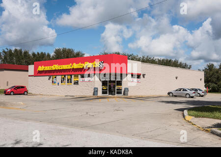 Advance Auto Parts in Mount Dora, Florida Stockfoto