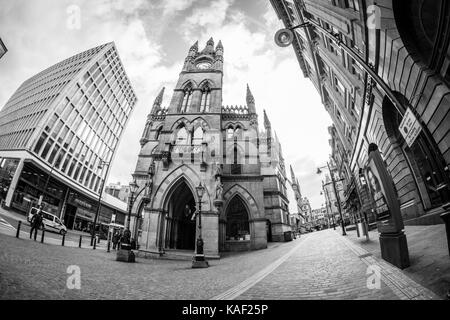 Die Bradford Wool Exchange, jetzt eine Niederlassung von waterstones Buchhandlung. Stockfoto