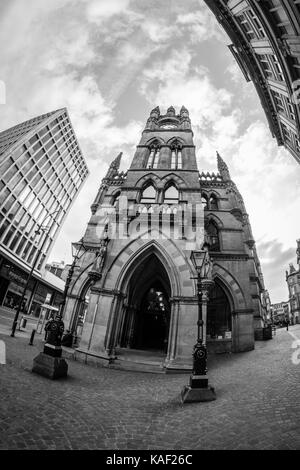 Die Bradford Wool Exchange, jetzt eine Niederlassung von waterstones Buchhandlung. Stockfoto