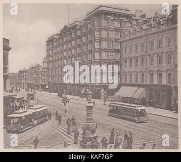 Lotta Brunnen. Ort hotel und Market Street Stockfoto