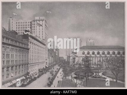 42. Straße, östlich der 6. Avenue, wo die neue Grand Central Terminal befindet, das wichtigste Tor in die Stadt. Es ist eine gr ... Stockfoto