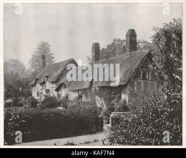 Anne Hathaway's Cottage, Stratford-On-Avon, England Stockfoto