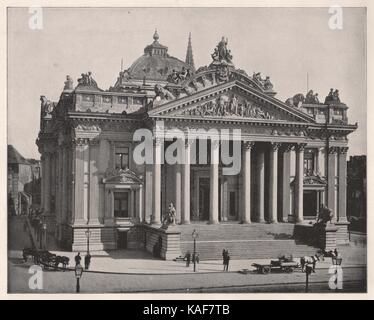 Die Börse, Brüssel Stockfoto