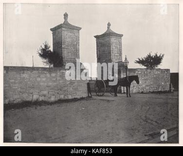 Das alte Stadttor, St. Augustine, Florida Stockfoto