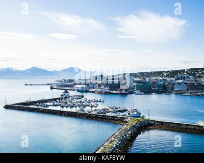 Blick auf Tromso Stockfoto