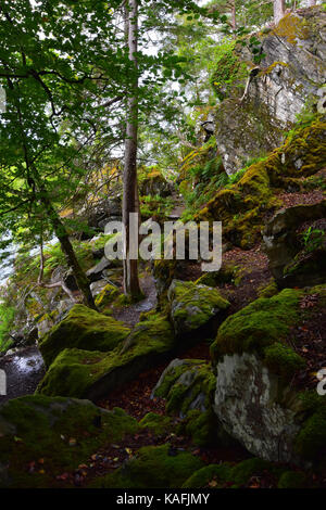 Schloss Tioram - ardnamurchan Halbinsel - Schottland Stockfoto