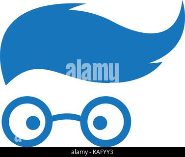 Geek Logo, Vektor icon Logo Vorlage Stock Vektor