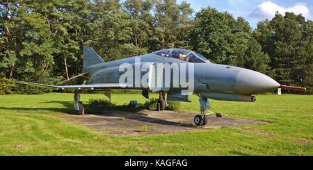 Phantom II F4f auf dem Display in Köln Porz-wahn Kasernen Stockfoto