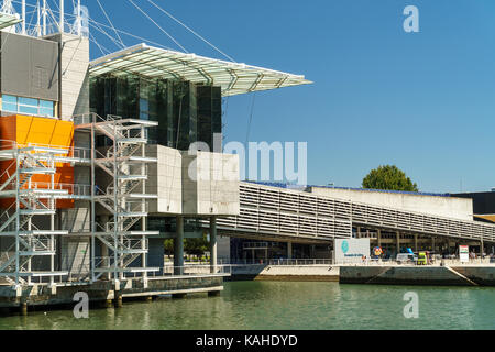 Lissabon, Portugal - 10. AUGUST 2017: Das Ozeanarium befindet sich im Parque das Nacoes, das war die Messe für die 1998 Expositio entfernt Stockfoto