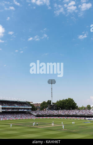 Lord's Cricket Ground, England gegen Südafrika, Juli 2017 Stockfoto