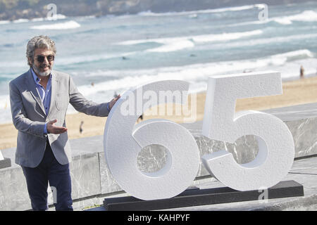 September 26, 2017 - San Sebastian, Baskenland, Spanien - Ricardo Darin besucht "La Cordillera' Fotoshooting während der 65Th San Sebastian International Film Festival im Kursaal Palace. (Bild: © Jack Abuin über ZUMA Draht) Stockfoto