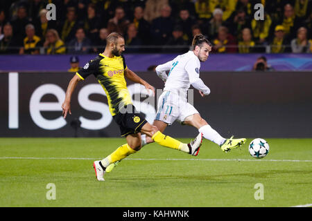 Dortmund, Deutschland. 26 Sep, 2017. Gareth Bale (11) von Real Madrid Spieler. Während der Match 2, zwischen Borussia Dortmund vs Real Madrid im Signal Iduna Park Stadion in Dortmund, Deutschland, 26. September 2017. Credit: Gtres Información más Comuniación auf Linie, S.L./Alamy leben Nachrichten Stockfoto