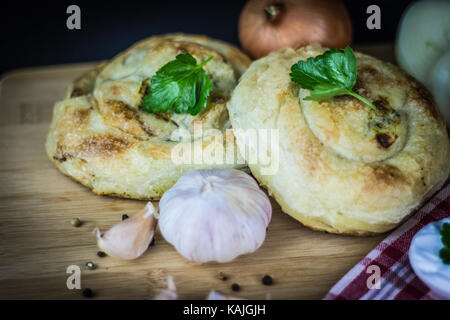 Käse burek/sirnica Zusammensetzung Stockfoto