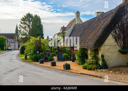 Das Star Inn, Harome, mit einem Michelin-Stern ausgezeichneten Restaurant mit Zimmern, North Yorkshire Stockfoto