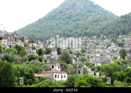 Nähe der Geisterstadt Kayakoy, Mugla, Türkei Stockfoto