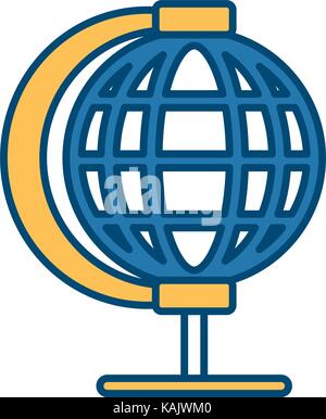 Globale Sphäre symbol Stock Vektor