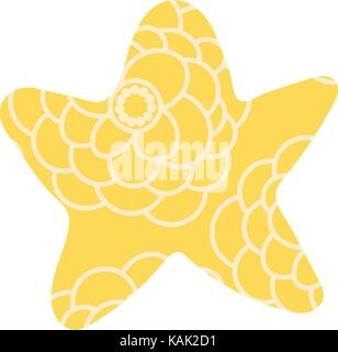 Vintage Christmas Star isoliert weißer Hintergrund. Stock Vektor